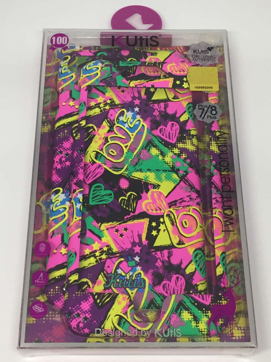 เคสคูทิส (Kutis) ไอโฟน7พลัส,8พลัส(ลายหัวใจ Love)มาใหม่