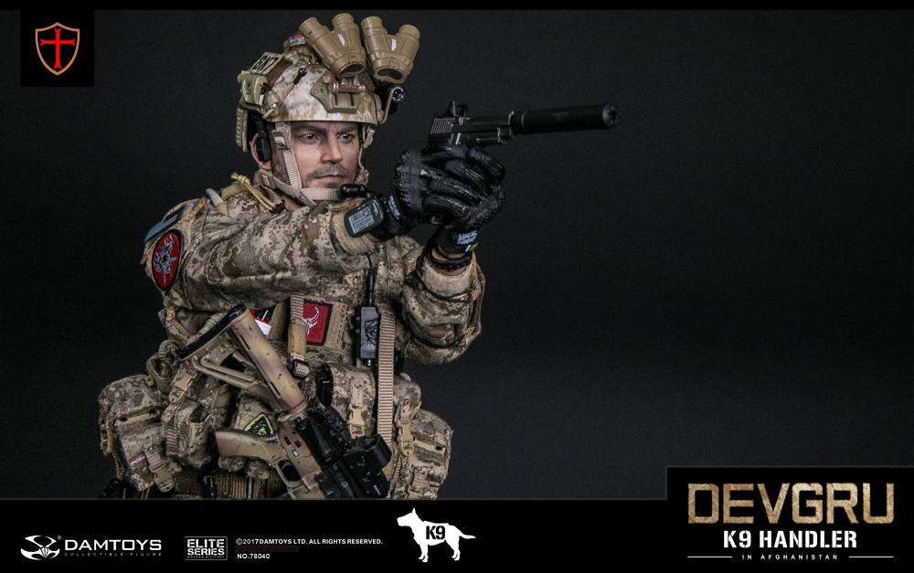DAMTOYS No.78040, No.78040-1 DEVGRU K9-handler in Afghanistan
