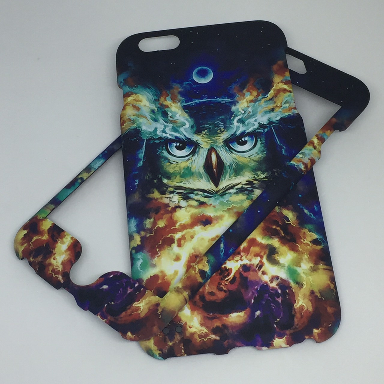 เคสคูทิส (Kutis) ไอโฟน6พลัส,6Sพลัส (ลายนกในเปลวไฟ)มาใหม่ เคสประกบหน้า-หลัง เคสเรืองแสง เคสลายวินเทจ