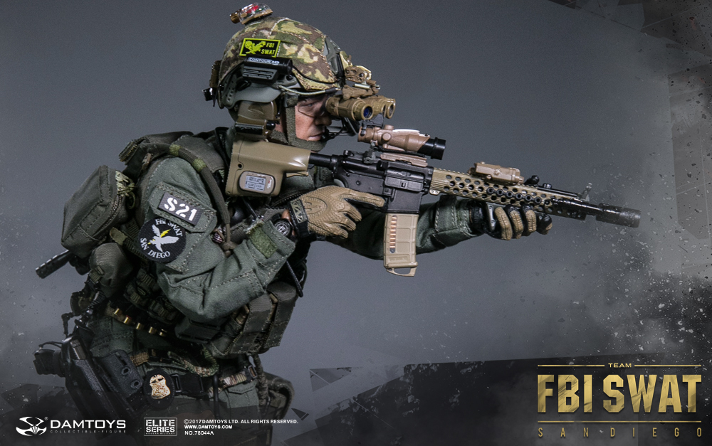 DAMTOYS No.78044 FBI SWAT TEAM AGENT - SAN DIEGO
