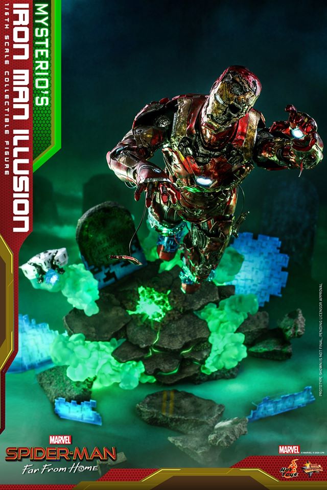 Hot Toys MMS580 1/6 Spider-Man: Far From Home - Mysterio’s Iron Man Illusion