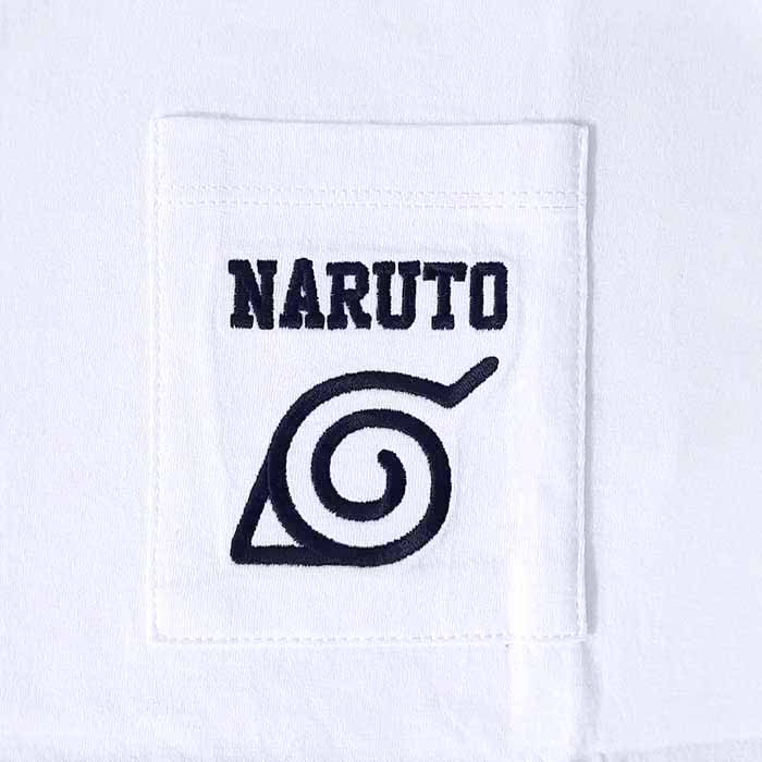 เสื้อนารูโตะ Naruto Shipppuden มีกระเป๋า+ลายปักโคโนฮะ