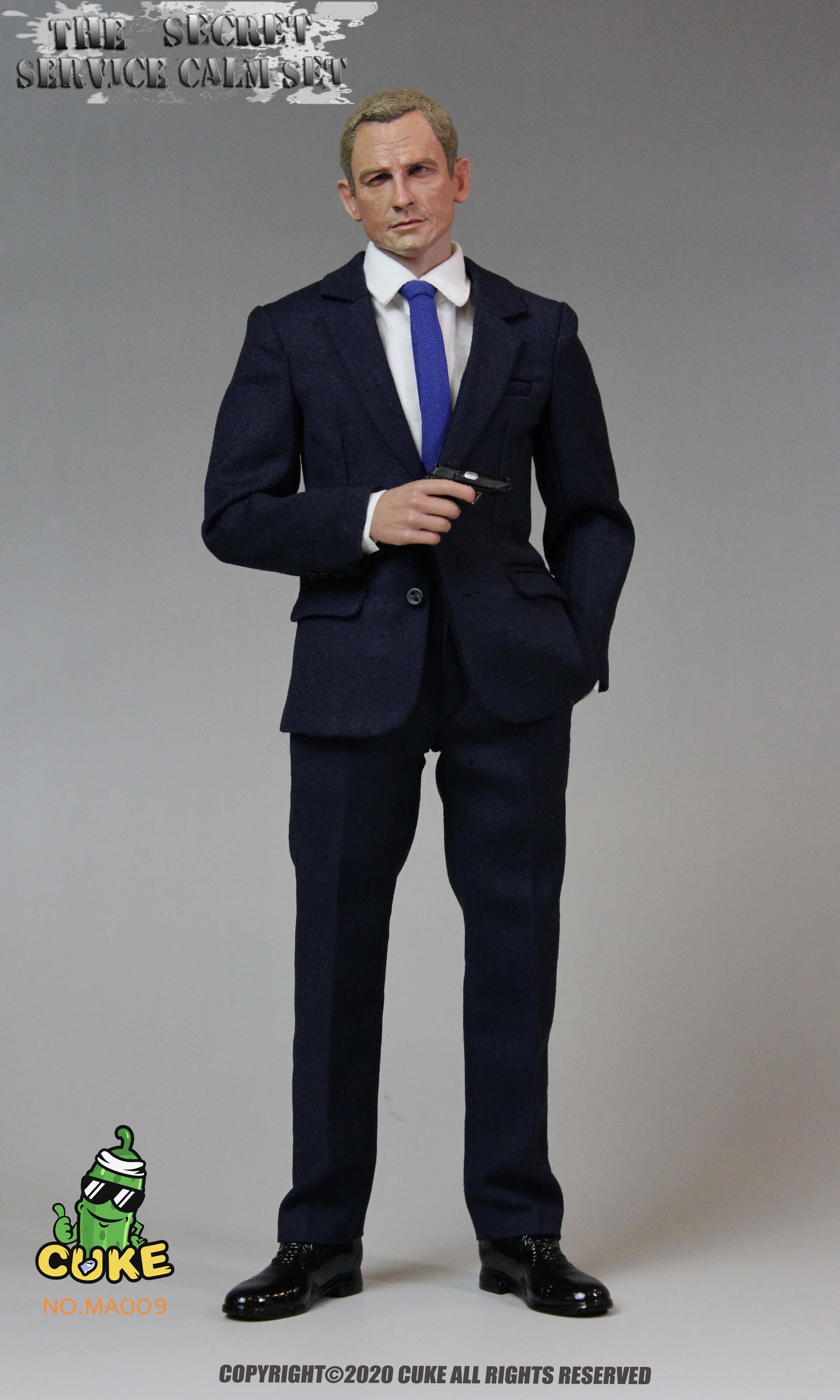 CUKE TOYS MA-009B 1/6 The Secret Service Calm Set (Blue)
