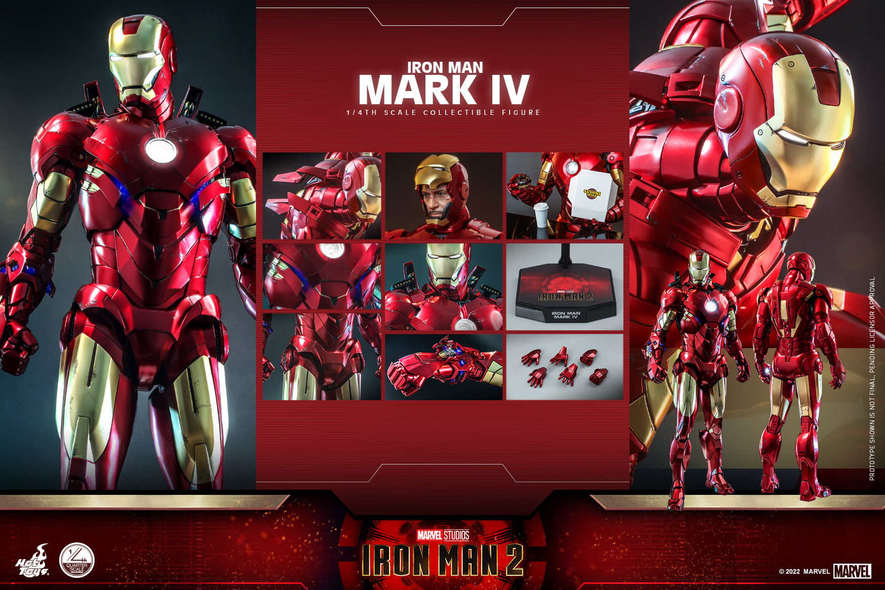 Hot Toys QS020 1/4 Iron Man 2 - Iron Man Mark IV