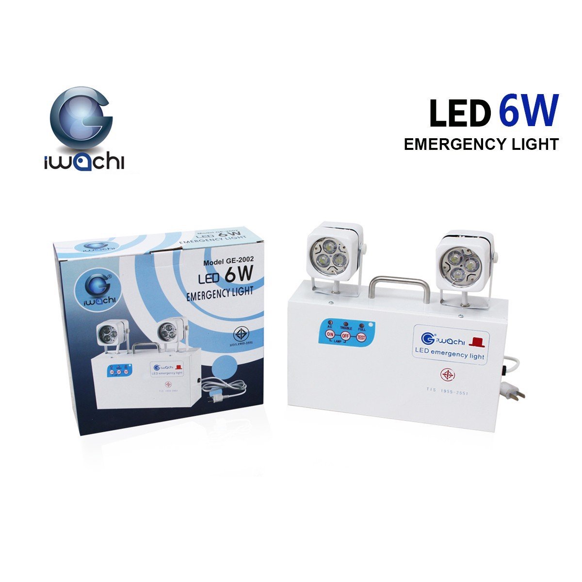 ชุดไฟฉุกเฉิน Emergency Light LED 6w