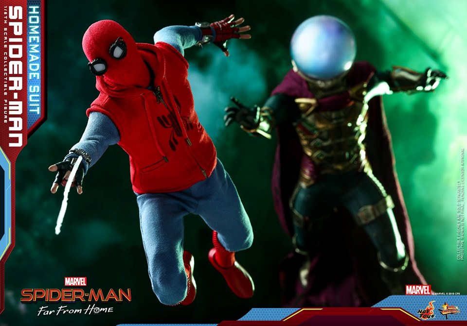 Hot Toys MMS552 SPIDER-MAN: FAR FROM HOME - SPIDER-MAN (HOMEMADE SUIT VERSION)