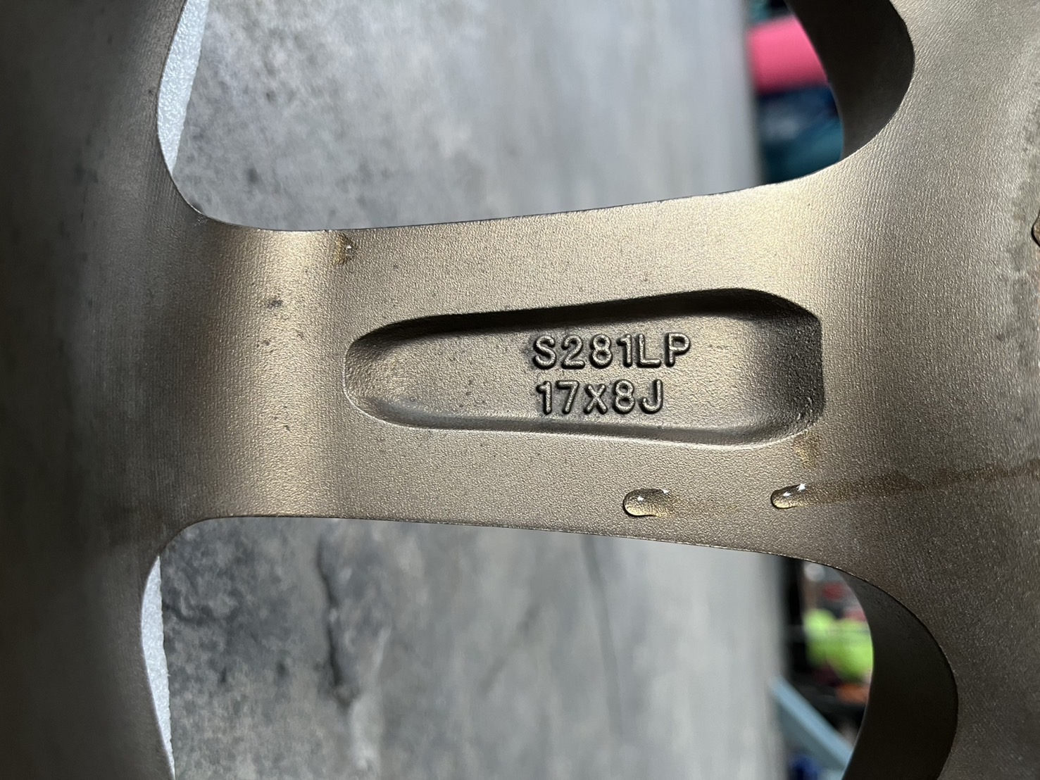 ✨ล้อแม็กเศษ 1 วง✨5รู114✨TE37 ขอบ 17 (Made in Thailand)