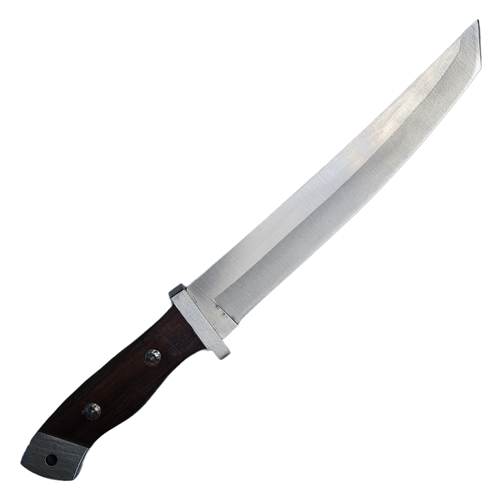 มีดเดินป่า มีดใบตาย BUCK Knives No.878 Tanto Blade ขนาด 11.8 นิ้ว (30 ซม.) พร้อมซองมีดร้อยเข็มขัดสำหรับเก็บมีด