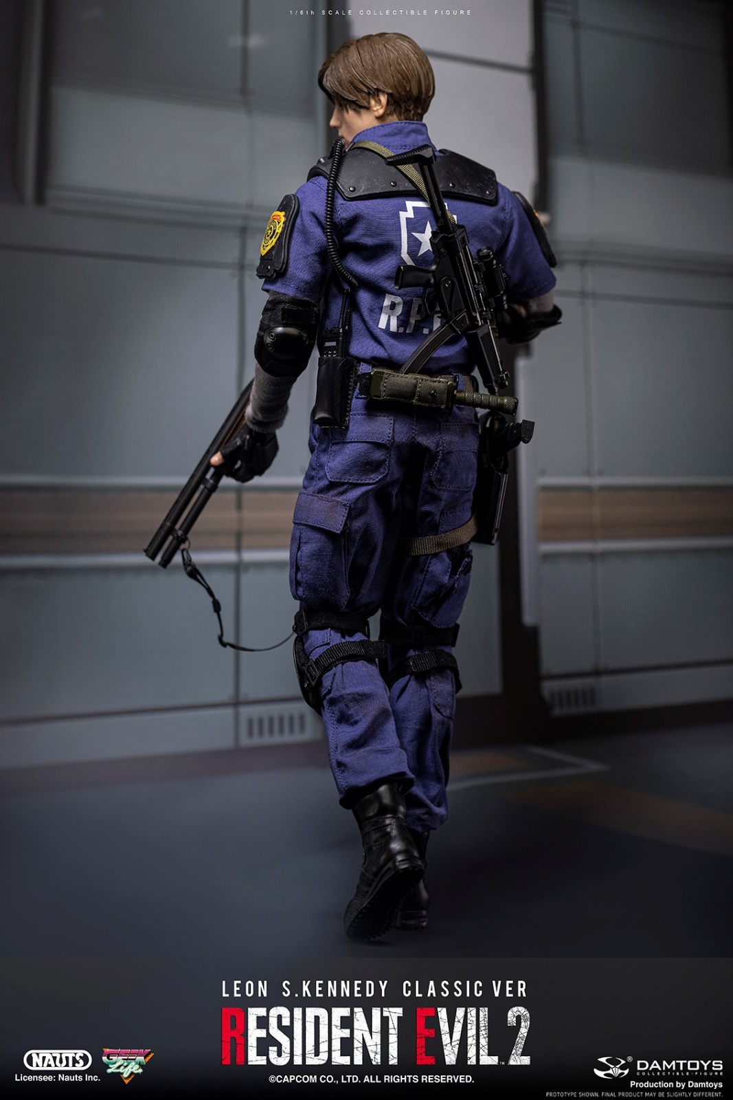 DAMTOYS DMS037 1/6 RESIDENT EVIL 2 - LEON S.KENNEDY (CLASSIC VER)