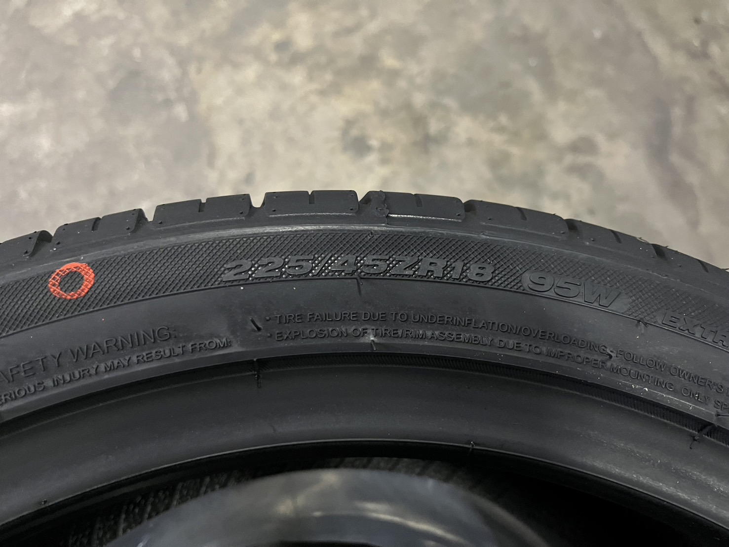 💥ปี 25💥✨ยางใหม่💯✨225-45-18 GOODRIDE💖ใหม่กริ๊บ💖