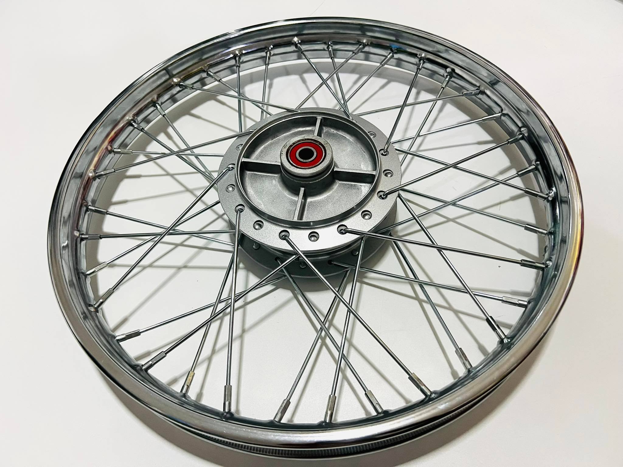 วงล้อ+ขึ้นซี่เวฟ125 รุ่นดั้มเบรค ล้อหน้า120ขอบ17