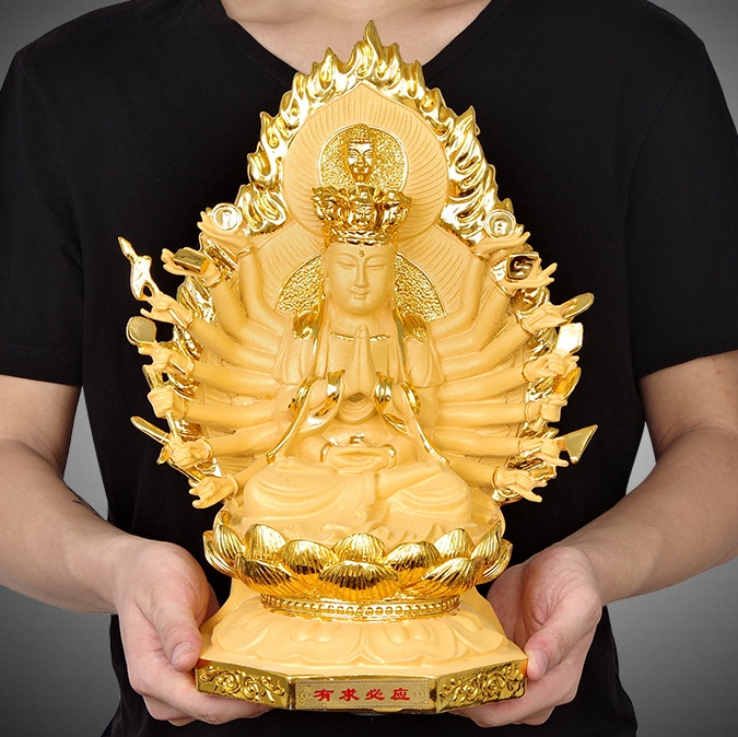 พระโพธิสัตว์กวนอิมพันมือ เสริมดวงการเงิน,การงาน,การค้าร่ำรวยมีกำไร