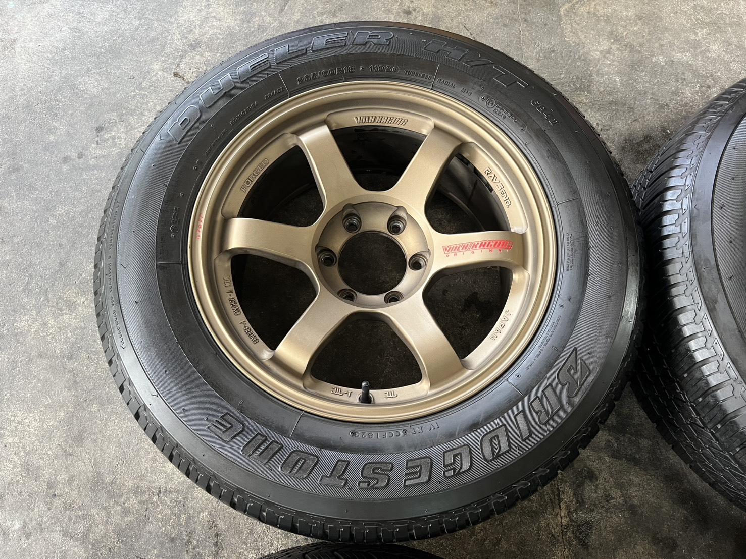 ✨ล้อแม็กพร้อมยาง 6รู139✨TE37 SUV (งาน Promax) ขอบ 18💖สวยกริ๊บ💖