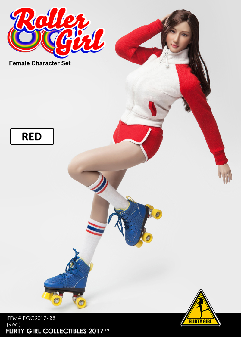 Flirty Girl FGC2017-39 / FGC2017-40 / FGC2017-41 1/6 Roller Girl Female Character Set