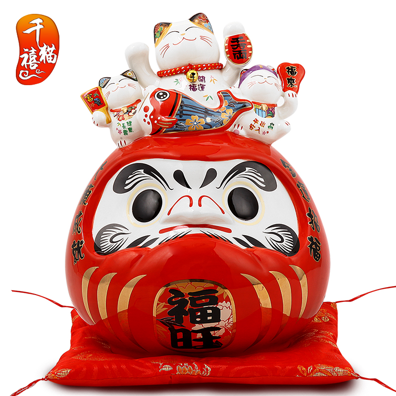 ดารุมะ Daruma ตุ๊กตาแห่งความหวัง ของขวัญ พร้อมกล่อง/ขนาด 11 นิ้ว