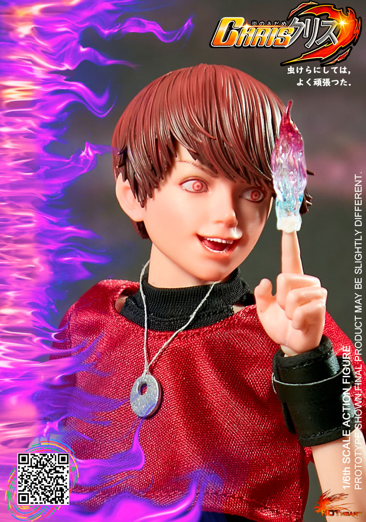 Hot Heart FD012B 1/6 Singer of the Hell Band - Chris (Awakening Version Red)