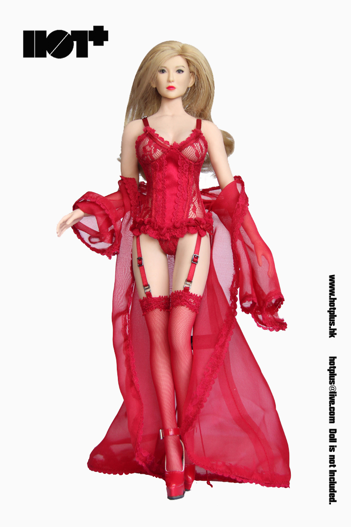 Hotplus HP044 Lace Lingerie Set (Red)