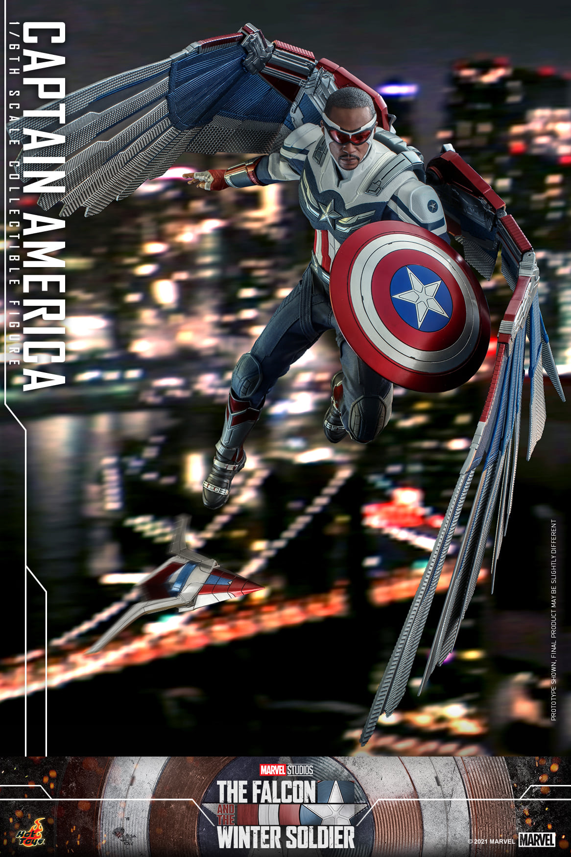 Hot Toys TMS040 1/6 The Falcon and the Winter Soldier - Captain America
