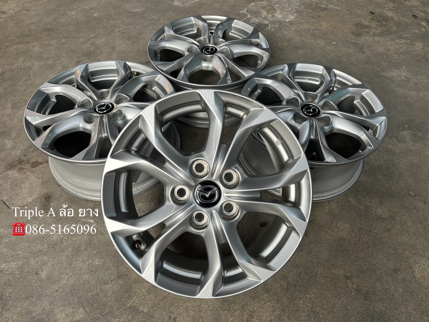 ✨ล้อแม็ก 5รู114✨Mazda CX3 รุ่นใหม่ล่าสุด ขอบ 16