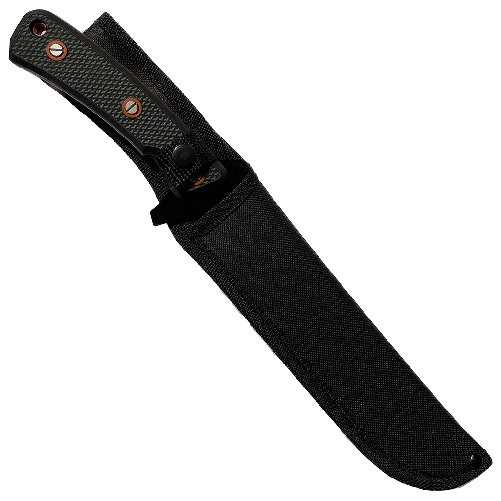 มีดใบตาย Spyderco X39 Fix Blade ขนาด 13.4 นิ้ว (34 ซม.) พร้อมซองไนล่อนร้อยเข็มขัดสำหรับเก็บมีด