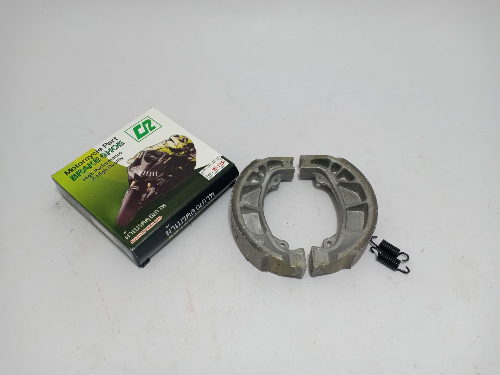 ผ้าเบรคสำหรับมอเตอร์ไซด์ฮอนด้าเวฟ 125 (ได้รับสินค้า 2 ชิ้น)