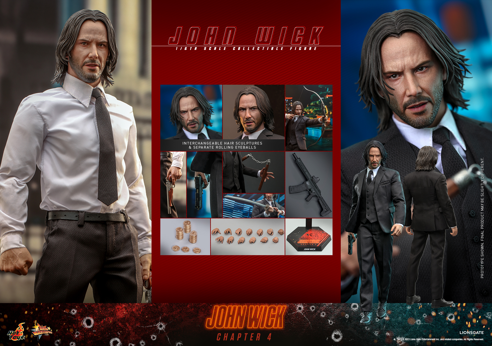 Hot Toys MMS729B John Wick: Chapter 4 - John Wick (Special Edition Exclusive)