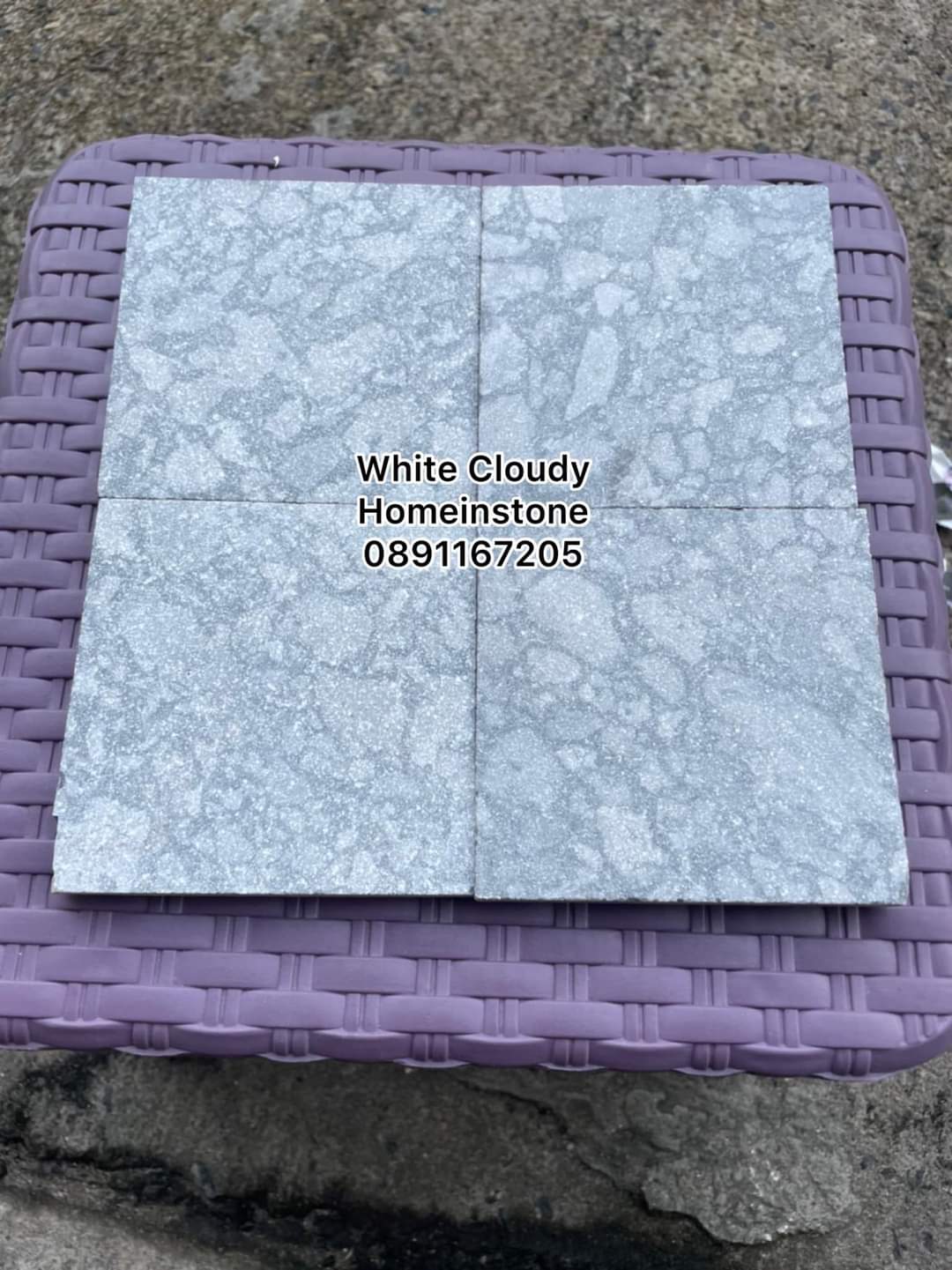 White Cloudy หินธรรมชาติสำหรับสระว่ายน้ำ ห้องน้ำ ระเบียง ทางเดิน