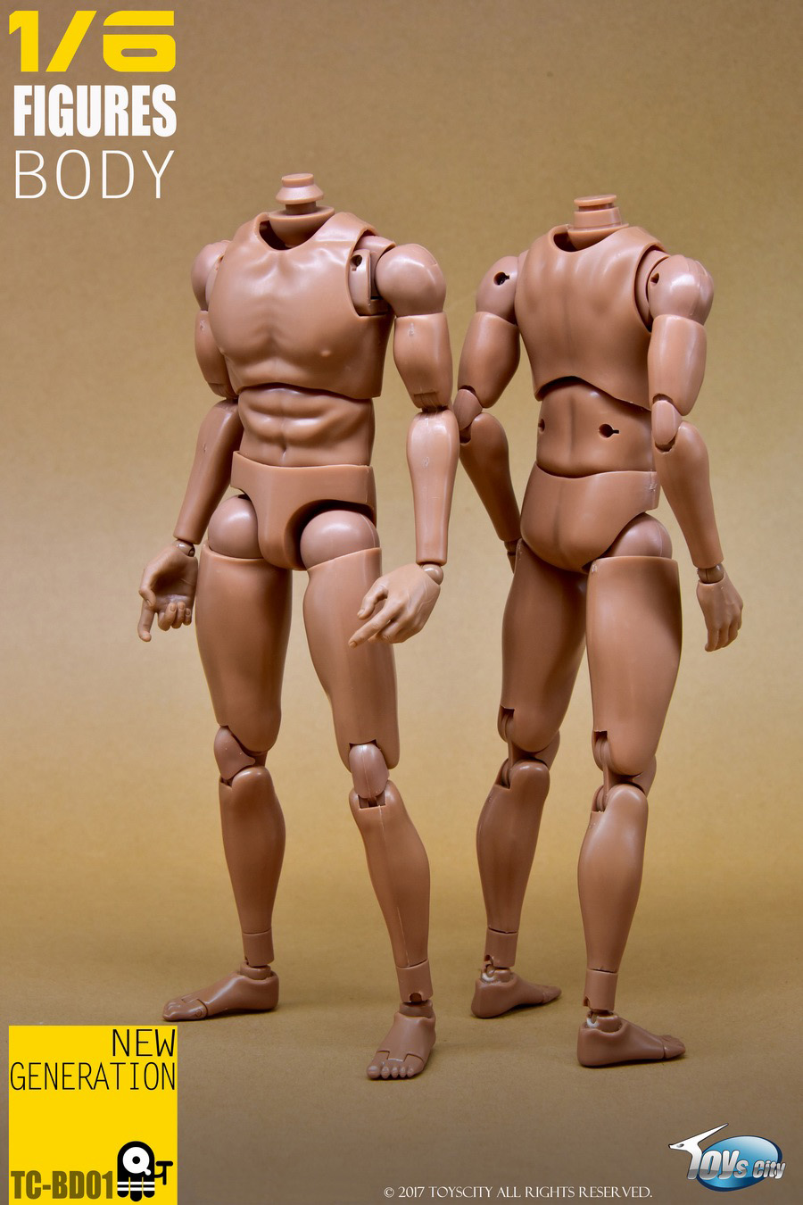 TOYSCITY BD01 1/6 Male Narrow Figure Body