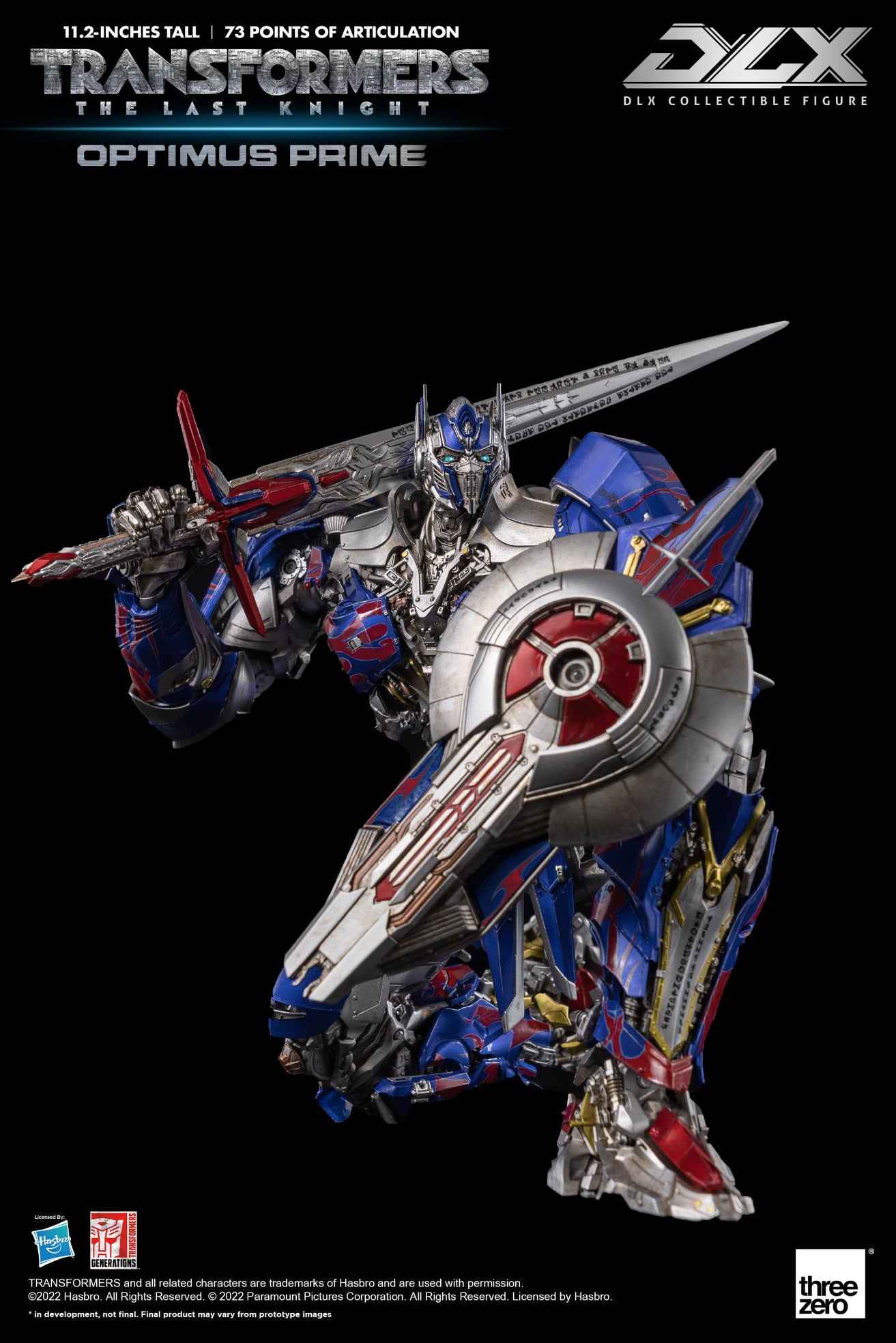 Threezero 3Z04570W0 DLX Transformers: The Last Knight - Optimus Prime