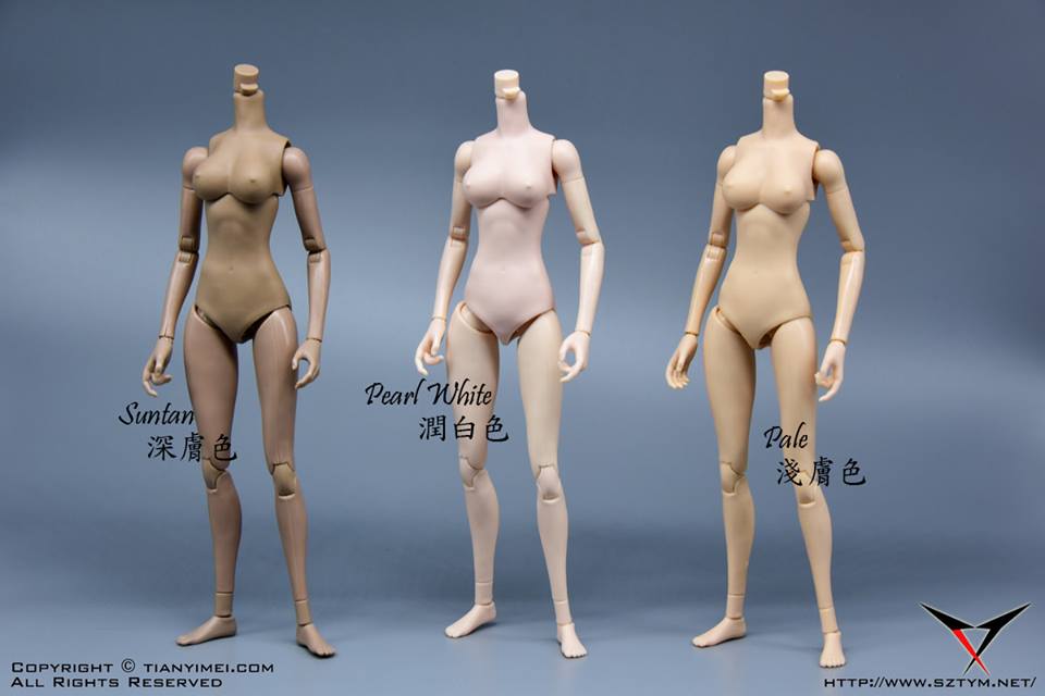 Technic Toys 1/6 Female body “Mermaid Posture” single pack(Non Boxed)3 colours