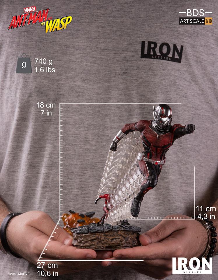 Iron Studios 1/10 BDS Art Scale : Ant Man & The Wasp - Ant Man