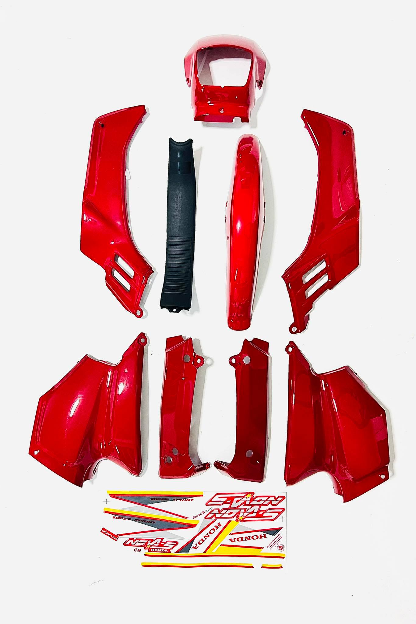 ชุดสีโนวาs nova s โช๊คคู่ พร้อมสติ๊กเกอร์