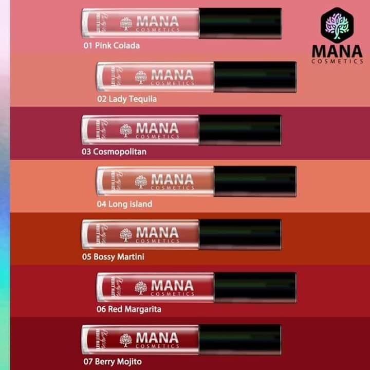 ลิป3D Mana Cosmetics 3D Plumping Velvet Matte มานา คอสเมติก lip ลิปสติก