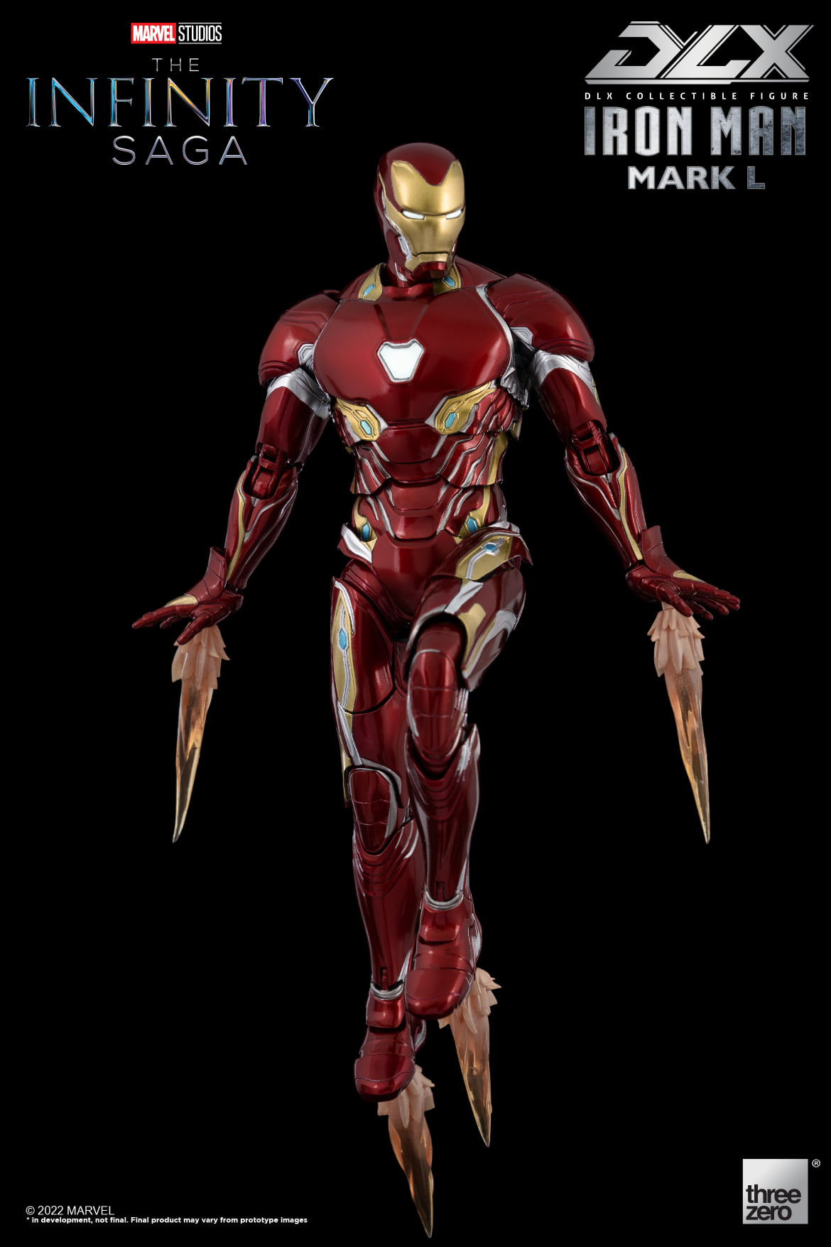 threezero 3Z02490C0 DLX The Infinity Saga - Iron Man Mark L (MK.50)
