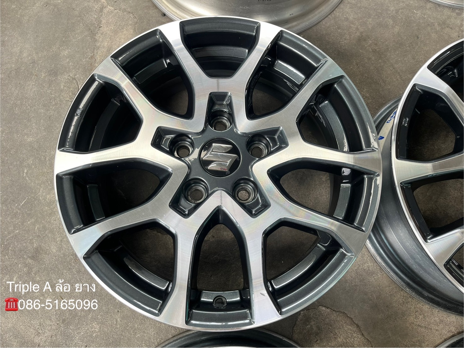 ✨ล้อแม็ก 5รู114✨Suzuki XL7 ขอบ 16 เทาหน้าเงา💖สวยกริ๊บ💖