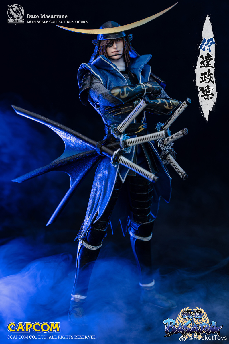 ROCKETTOYS x CAPCOM ROC-001 1/6 Sengoku Basara - Date Masamune