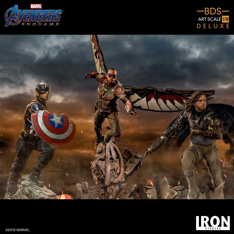 Iron Studios BDS Deluxe Art Scale 1/10 Avengers: Endgame - Captain America