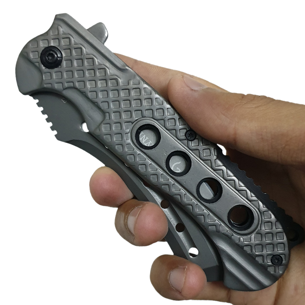 มีดพับ BROWNING 363 ขนาด 8.9 นิ้ว (22.5 ซม.) สี Titanium