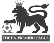 car-076 FA Premier League Car Sticker/ สติ๊กเกอร์ติดรถ 20x17 cm (สีดำ,ขาว)