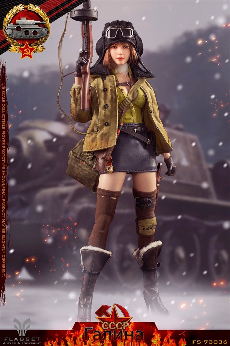 FLAGSET FS-73036 1/6 Red Alert-Soviet Tank - Lieutenant Galina