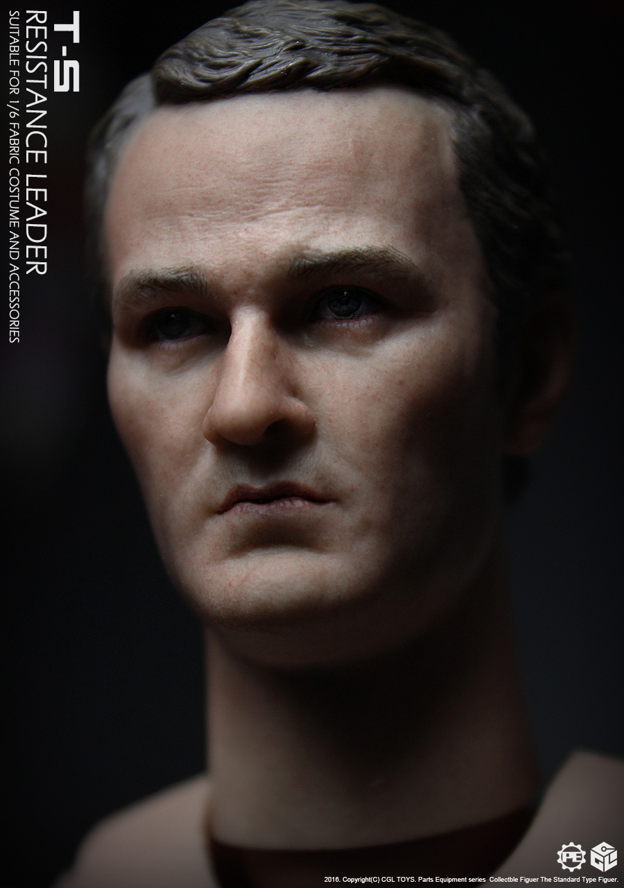 CGLTOYS PE03 Terminator 5 Connor With 2 headsculpts and narrow shoulders movable male body