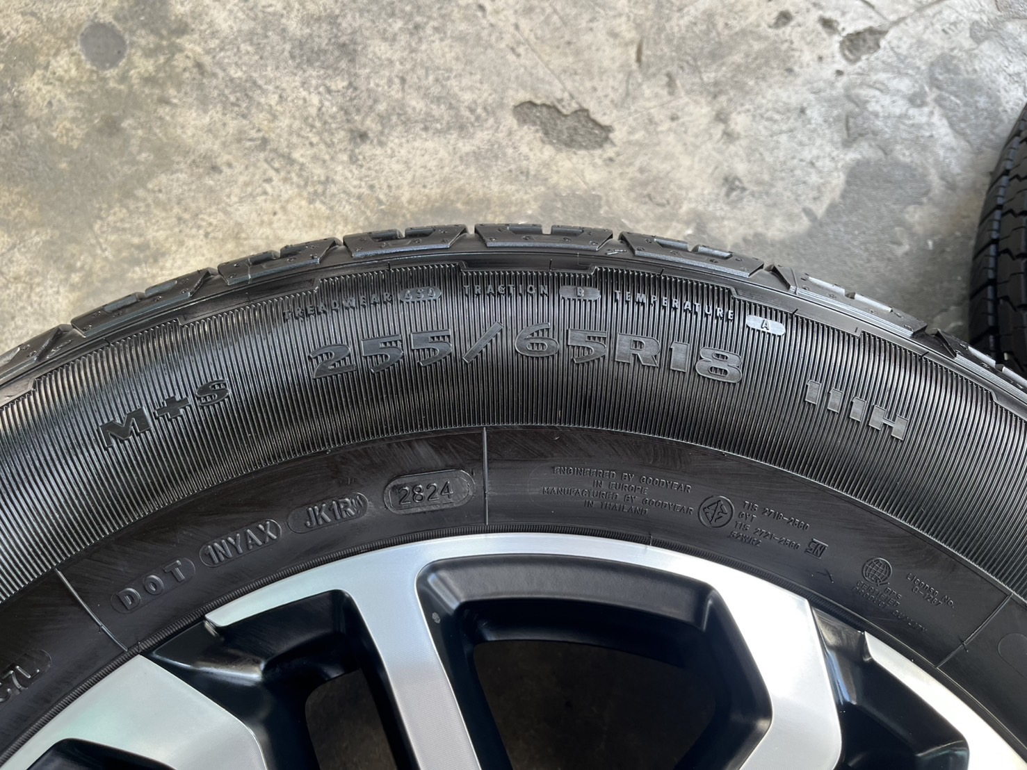 ✨ล้อแม็กพร้อมยางใหม่ป้ายแดง✨Ford Next-Gen Sport ขอบ 18 ดำหน้าเงา💖ใหม่กริ๊บ💖