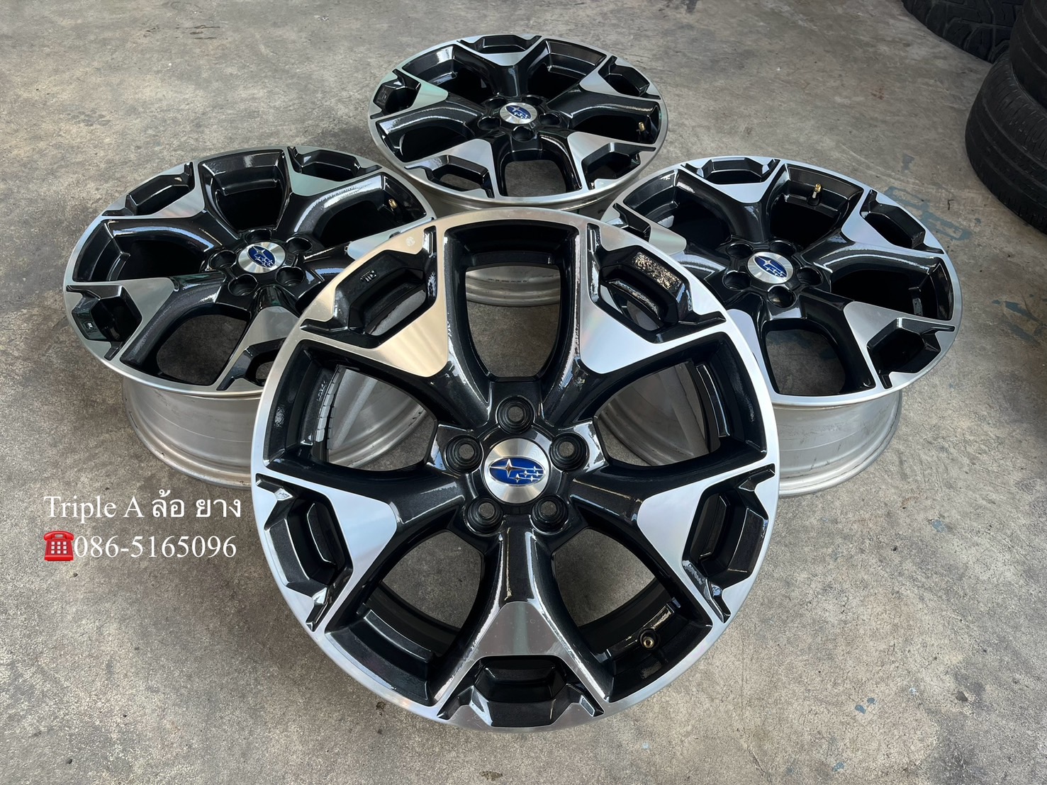 ✨ล้อแม็ก✨5รู100✨Subaru XV ขอบ 17💖สวยกริ๊บ💖