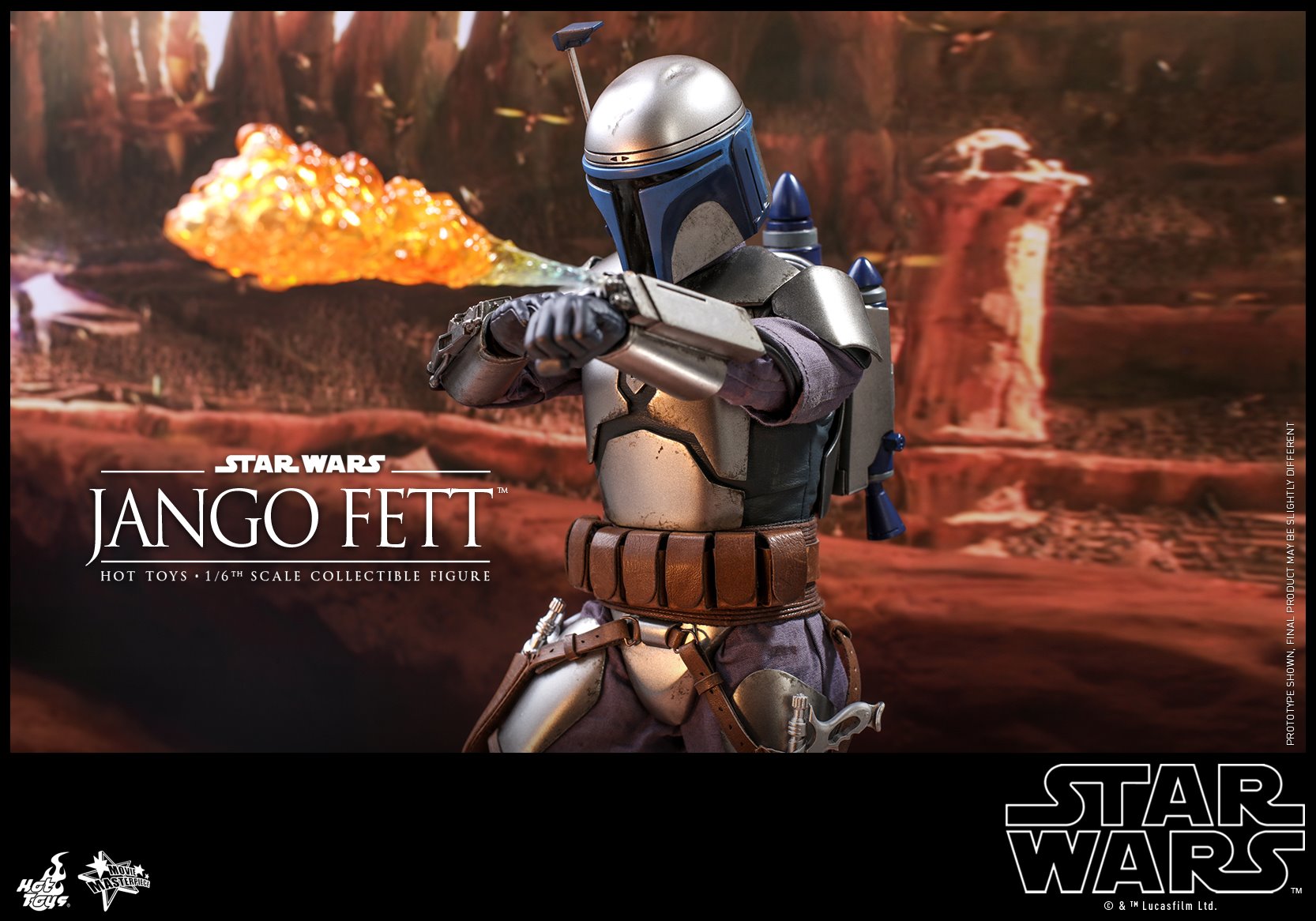 Hot Toys MMS589 1/6 Star Wars Episode II: Attack of the Clones™ - Jango Fett™