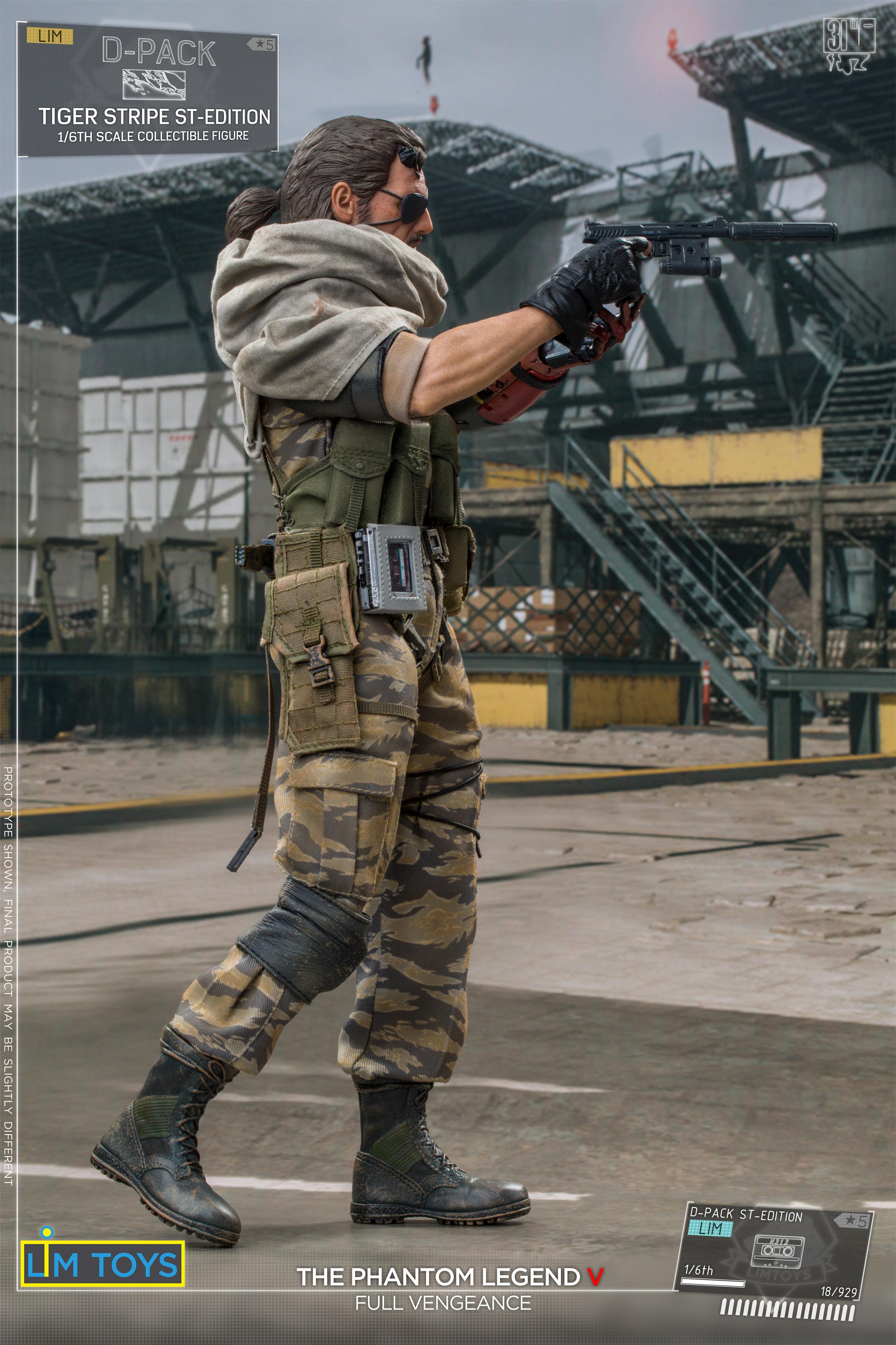 LIM TOYS 004 THE PHANTOM LEGEND V : FULL VENGEANCE - D-PACK 1/6 TIGER STRIPE ST-EDITION