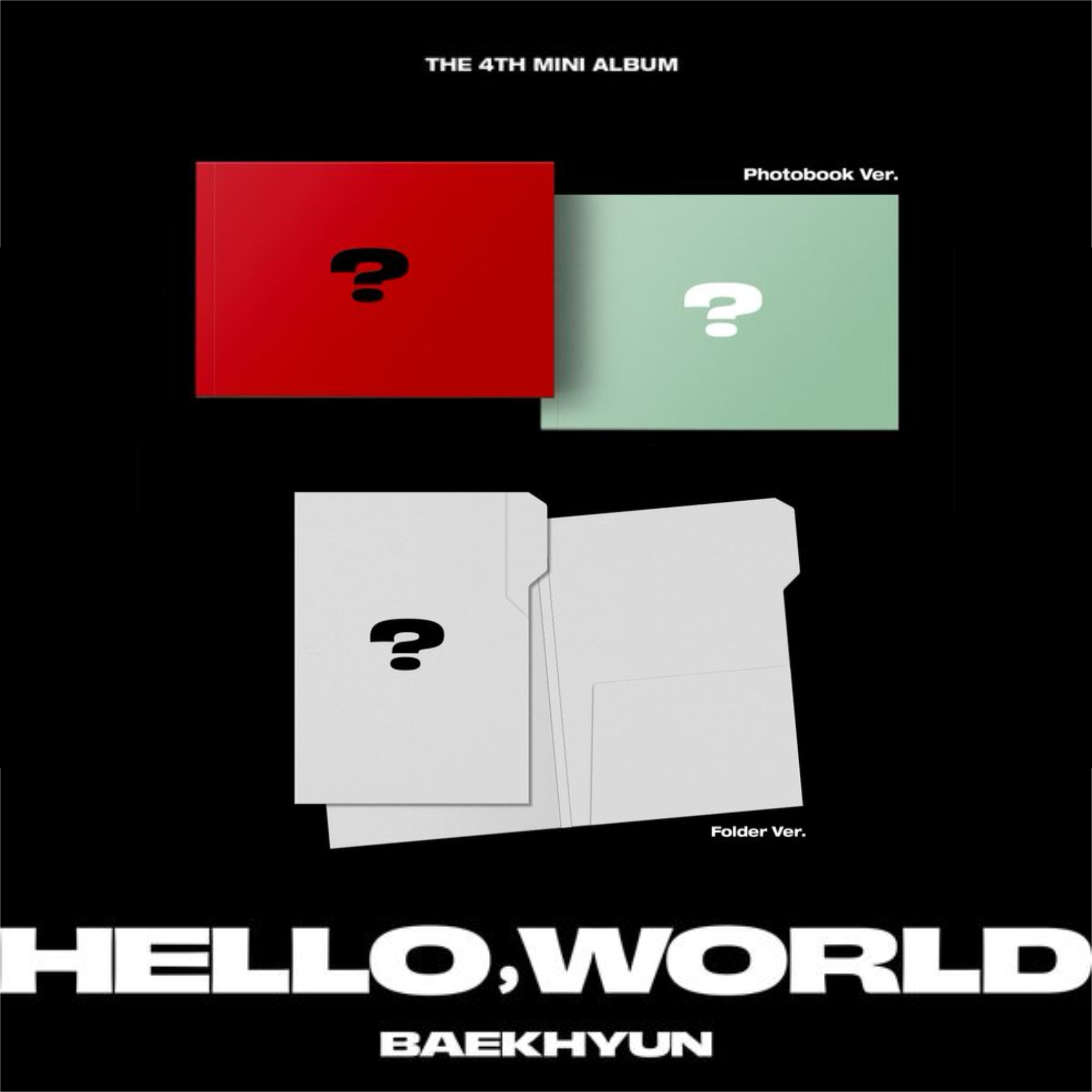 [รับกด+นำเข้าสินค้า] BAEKHYUN - 4th Mini Album Hello World
