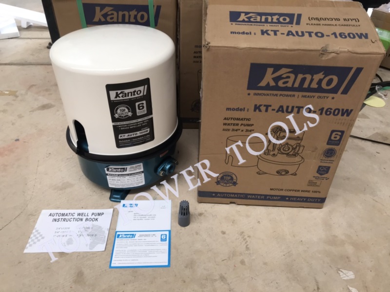 ปั๊มอัตโนมัติถังกลม KT-AUTO-160W KANTO