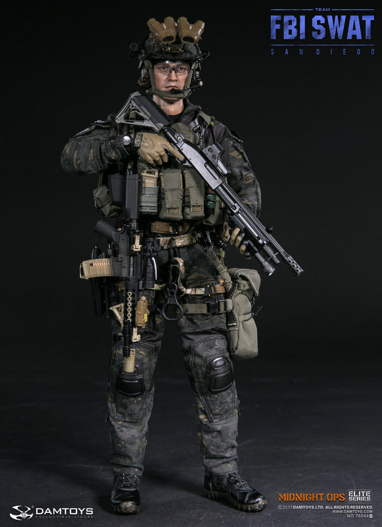 DAMTOYS No.78044 FBI SWAT TEAM AGENT - SAN DIEGO