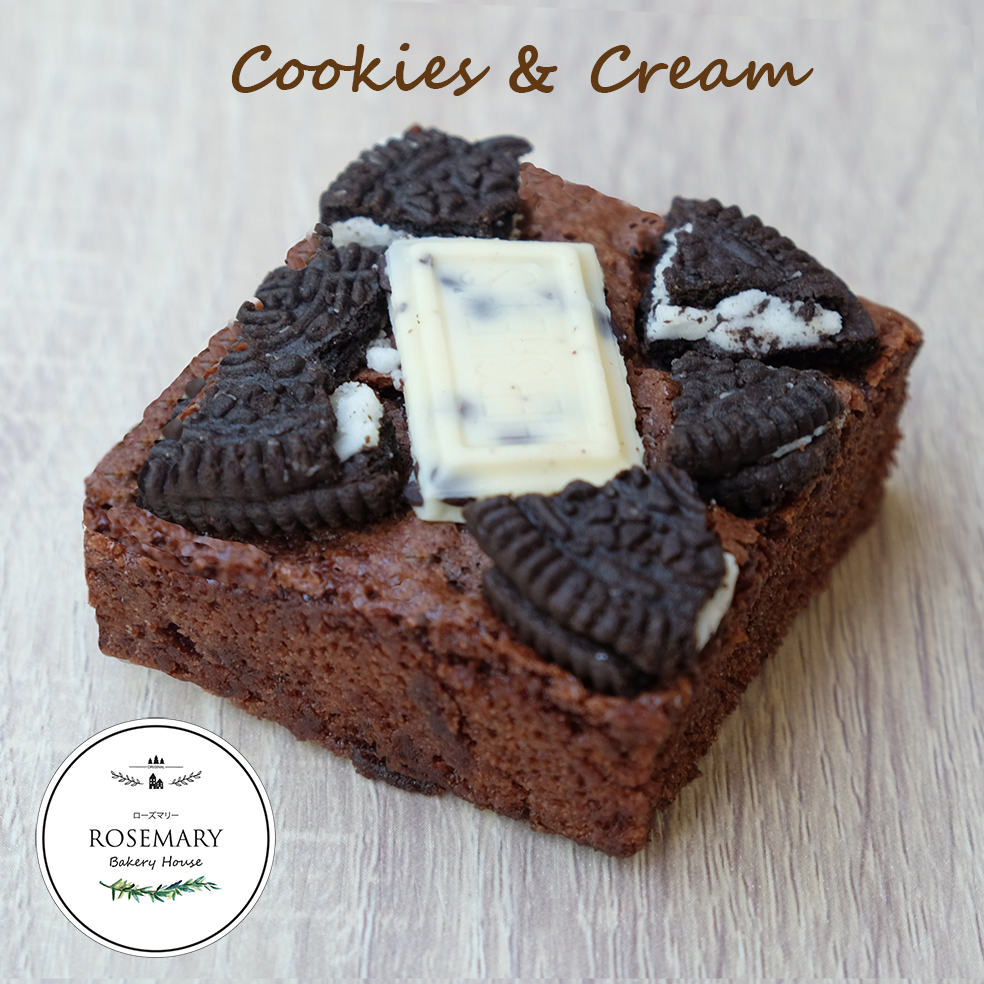 🎅 🎄 Let's Party - FANCY BROWNIES 🎅 🎄 ปาร์ตี้-บราวนี่ส์แฟนซี (4ชิ้น/4Topping) กล่อง 1 ปอนด์ (ขนาดบราวนี่1ชิ้น7*7cm.)