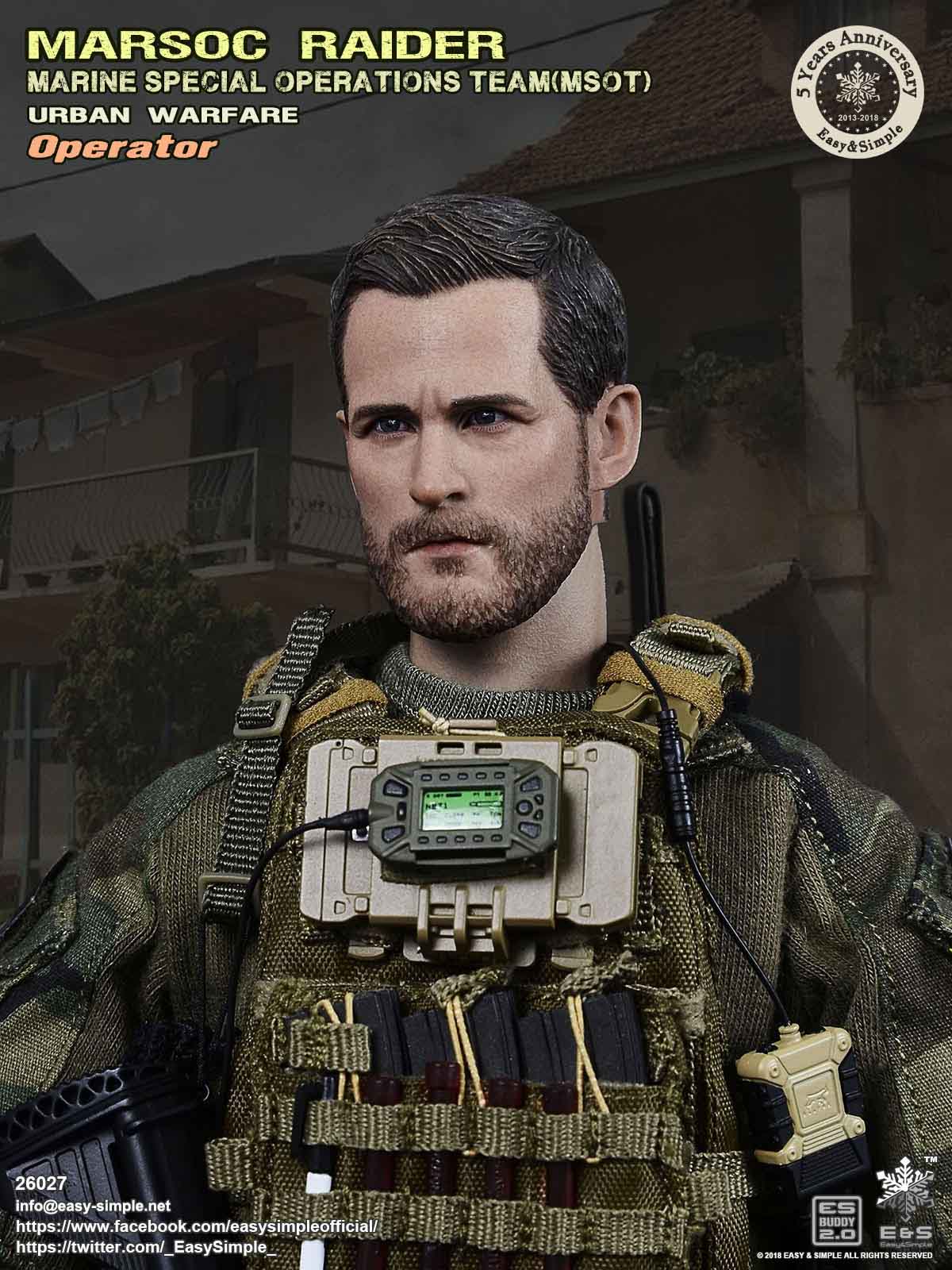 Easy&Simple 26027 MARSOC Raider Urban Warfare Operator (5 Years Anniversary)